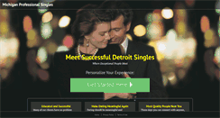 Desktop Screenshot of michiganprofessionalsingles.com